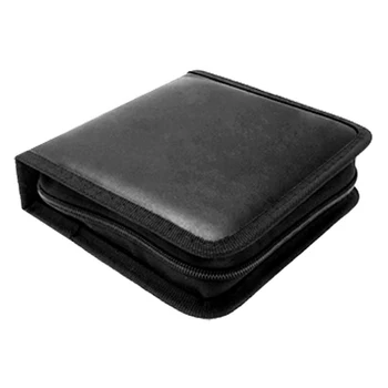 

HFES New Portable Rectangle CD Carrying Storage Case Bag Holder Black