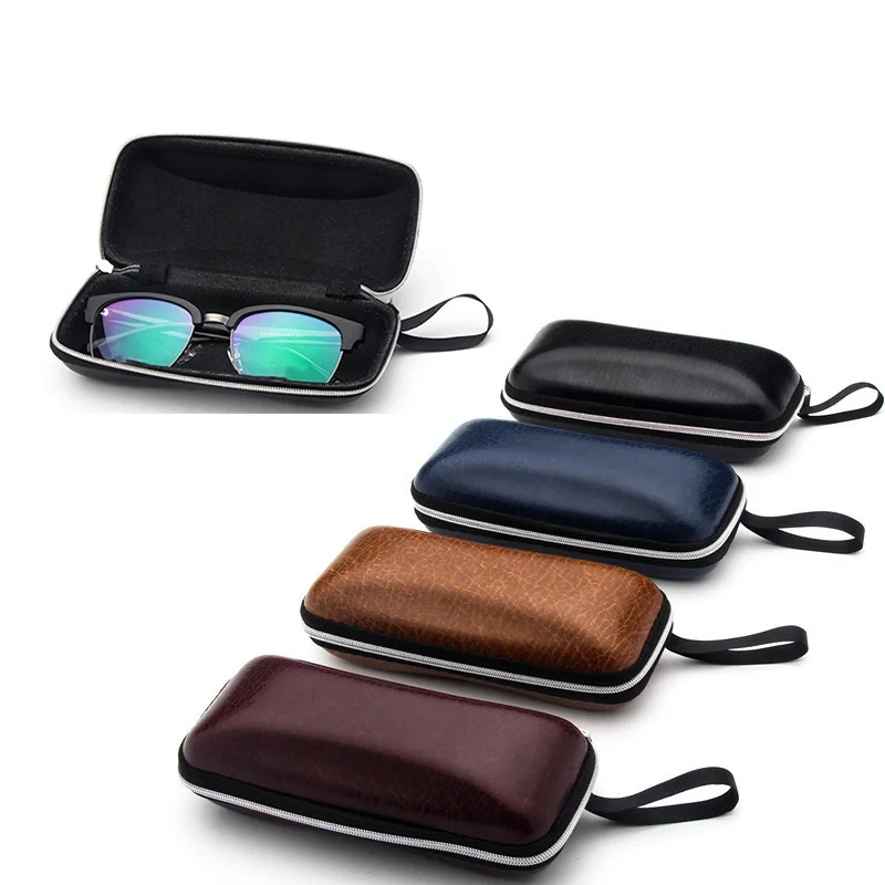 

Eyeglass Cases Hard Spectacle Case Sunglasses Case Hard Box Bag Eyeglasses Zipper Close For Sun glasses Reading Glasses