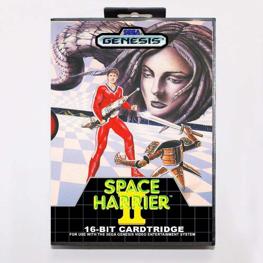 Игровой картридж Space Harrier II 16 бит игровая карта MD с розничной коробкой для Sega Mega Drive
