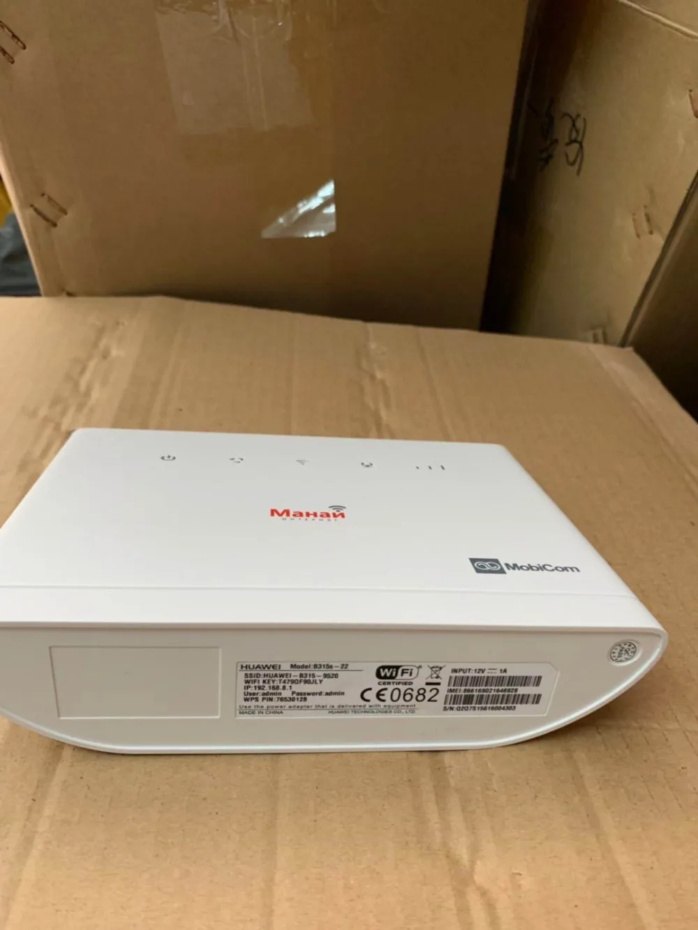 Беспроводной шлюз HUAWEI B315 разблокированный с поддержкой LTE CPE 150 Мбит/с 4G FDD TDD Wi Fi