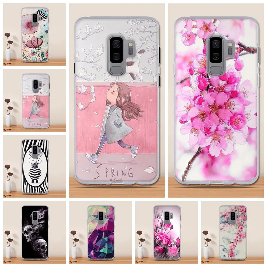 

Case for Samsung Galaxy S9+ S9 Plus Case TPU Silicone Cover for Samsung Galaxy S9 Plus Cover Protector for Samsung S9 Plus Capa