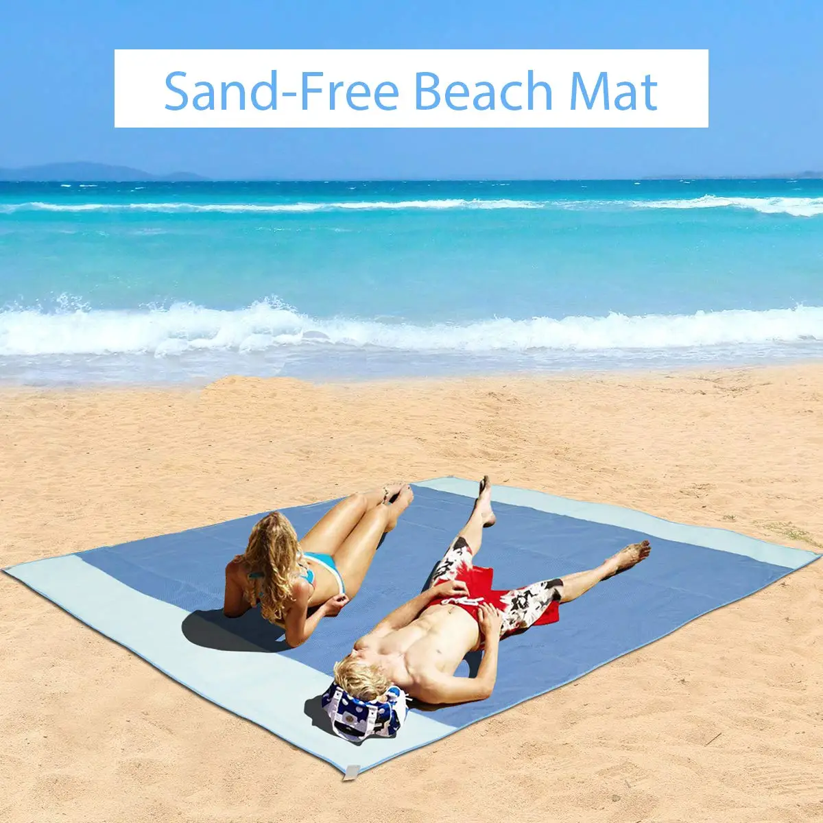 ترقية الرمال السحرية حصيرة الشاطئ sandless في الهواء الطلق للماء بطانية السفر الصيف عطلة التخييم sandfree حصيرة بطانية شاطئ