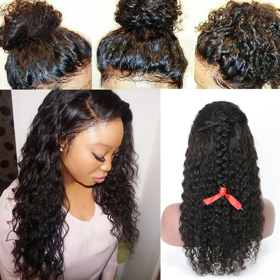 Парики из натуральных волос на кружеве RXY, предварительно сорванные, 180% плотность, бразильский парик с глубоким
