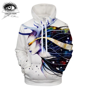 

Goddess of the galaxy by Pixie cold Art 3D Men Women Hoodies Sweatshirts Unisex Streetwear Brand Jackets Quality Pullover