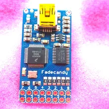 Теперь 1689 FadeCandy-Dithering USB-контролируемый драйвер для RGB NeoPixels модуль макетной платы