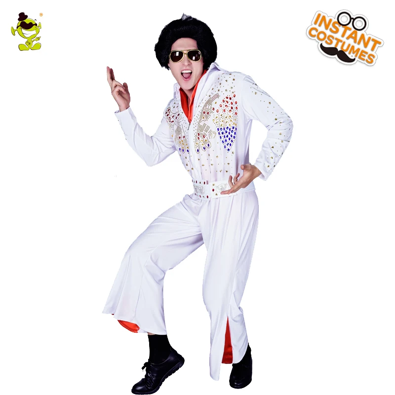 Elvis Presley Fancy Dress Inflatable Costume for Adult Cosplay Party Outfit Suit