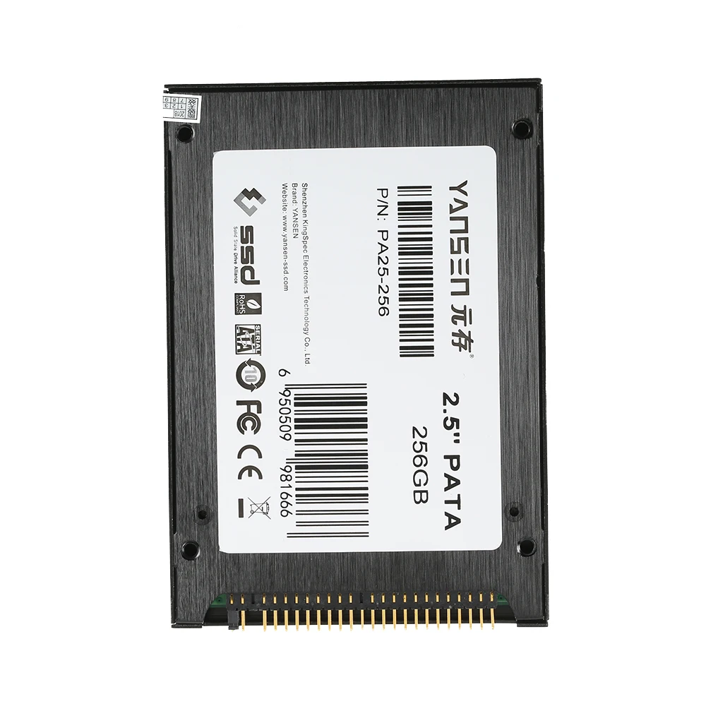 KingSpec SSD PATA(IDE) 2," 2,5 дюймов 256 ГБ 128 Гб 64 ГБ 32 ГБ 16 ГБ 8 Гб MLC цифровой твердотельный накопитель SSD для ПК компьютера ноутбука