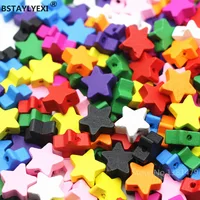 Новый 100 шт. чистый цвет смешанный цвет 5 звезд деревянные борта низкая цена DIY декоративные Интимные Аксессуары выбрать различные цвета Бесплатная доставка - изображение