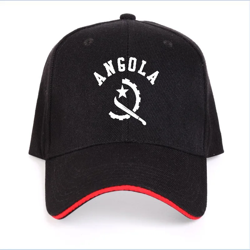 Ангольская Мужская молодежная индивидуальная эмблема, фото имя, номер ao hat ago флаг, португальский ангольский нация, страна, мальчик, Повседневная Бейсболка