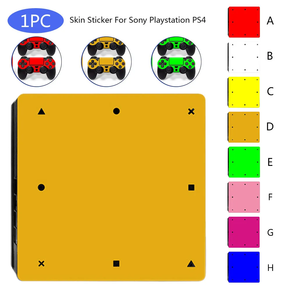 

Controller Skin Sticker For Sony Playstation PS4 SLIM onsole Controller Decal Cover Skin For Playstation 4 Anti-dirty Waterproof