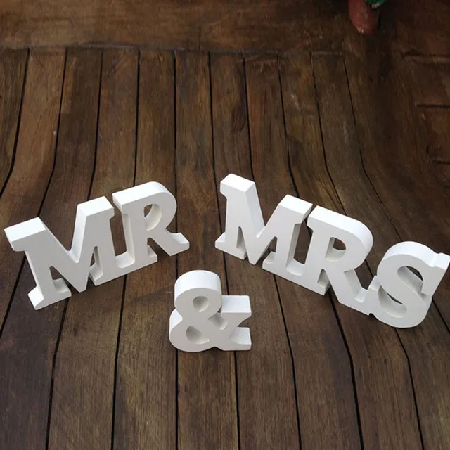 Mr Mrs Signs For Wedding Decoration Table White And Mr Mrs Signs For Wedding Decoration Table White And Letters Wooden Supplier