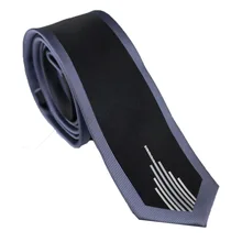 Мужские галстуки в черную полоску с серым будером шейный платок из микрофибры тощий галстук 6 см для мужчин платья рубашки Свадебные Gravatas Corbata