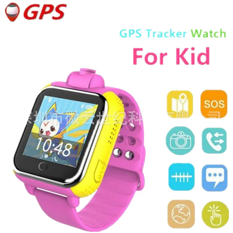 

Russian Language Smart Watch Kids Wristwatch GPS Locator Tracker Anti-Lost Smartwatch Baby Children Watch With Camera Clock F1