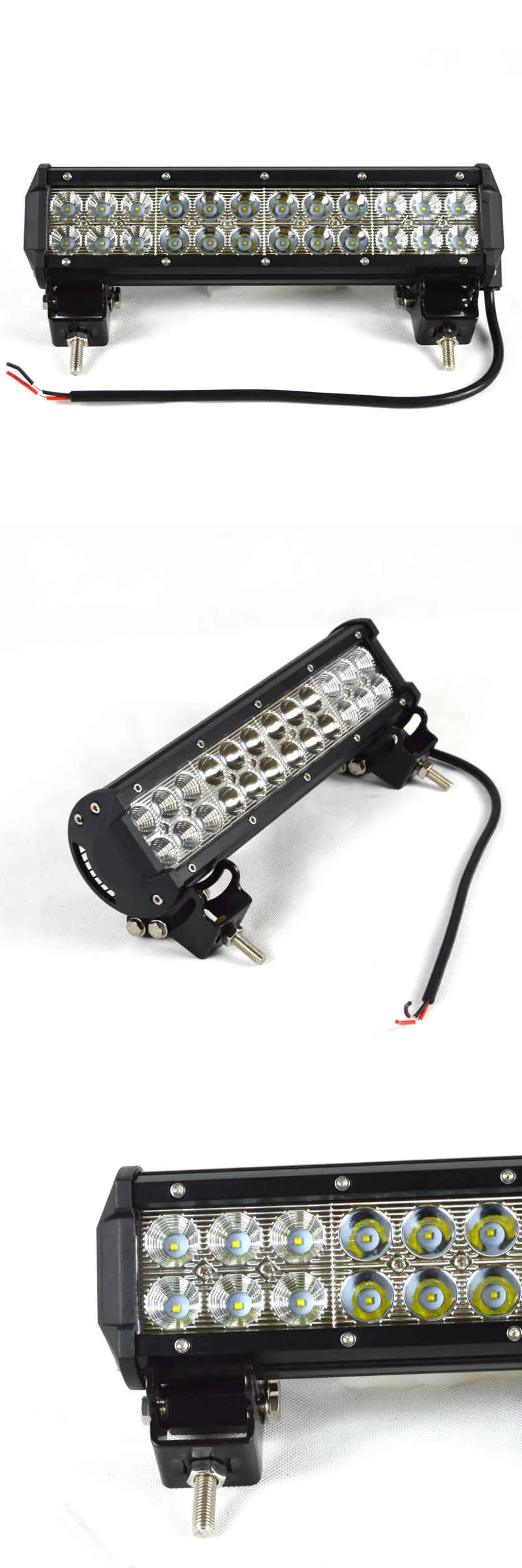 72W LED light bar