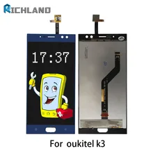 100% Tested Original LCD Screen For Oukitel K3 MTK6750T LCD Display Touch Screen Panel Digitizer Replacement Parts+Free Tool set