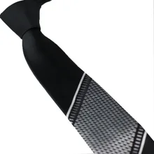 LAMMULIN Новинка мужские галстуки черный полосатый с серебряными клетками тканый галстук, жаккардовый узкий галстук для свадьбы Corbata Gravatas