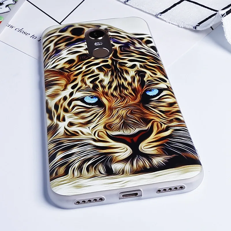 TOMKAS Painted Phone Case For Xiaomi Redmi 4X 5 Plus Flower Plants Animal Patterned  TPU Silicone Back Cover Coque fundas        (2)
