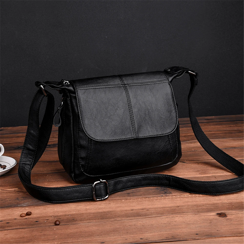 المرأة حقيبة ساعي أكياس crossbody للنساء بو الجلود حقائب الماركات الشهيرة للمرأة السيدات حقيبة كتف بولسا الأنثوية الكيس