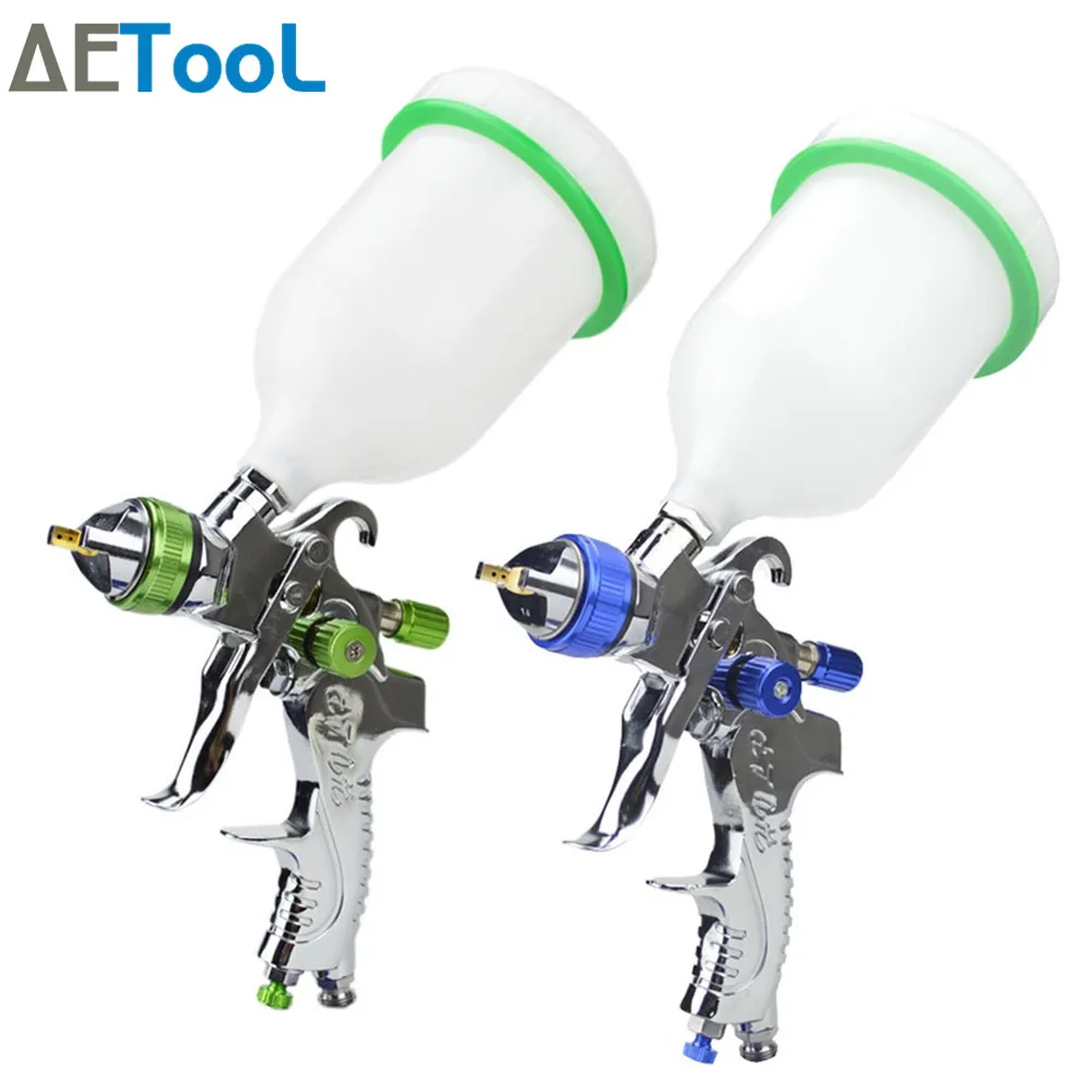 

AETool Professional 1.4mm Nozzle Automotive Aerosol Paint Hvlp Spray Paint Gun for Painting Cars Sprayer Airbrush Pneumatic Guns