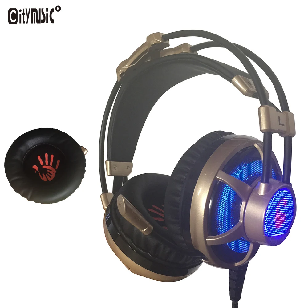 City Music S600 Gaming Headset Deep Bass vibration system Computer Game