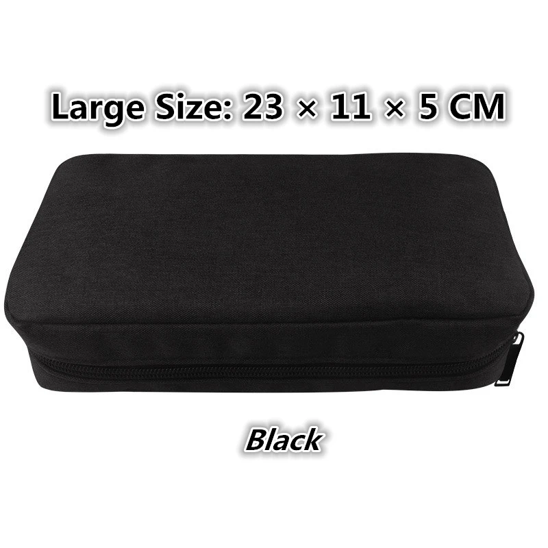 Large Black Ультра-светильник, дорожная сумка, цифровая сумка для хранения, USB зарядка, водонепроницаемая сумка для мобильного телефона, сумка для samsung, iPhone, huawei, Xiaomi - Цвет: Large Black