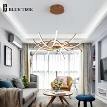 Luminaries Modern Led Pendant Light For Living room Bedroom Dining room Kitchen Gold Lights Creative Ceiling Pendant Lamp Lustre new creative hanglamp modern led pendant light for dining room living room restauant lustre acrylic led pendant lamp ac110v 220v