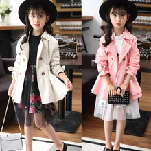 Anlencool Children’s clothing 2019 new spring and autumn girl’s Korean version coat children’s top children’s windbreake jacket