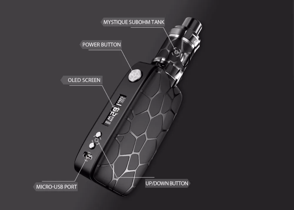 Original IJOY Mystique 162W TC Kit with Mystique Subohm 3.5ml  Tank & 0.91 inch Display E Cigarette Vape Kit 01 (25)