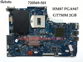 

High quality Laptop Motherboard for HP Touchsmart Envy 15-J Main Board 720569-501 PGA947 DDR3 HM87 GT750M 2GB 100% Fully Tested