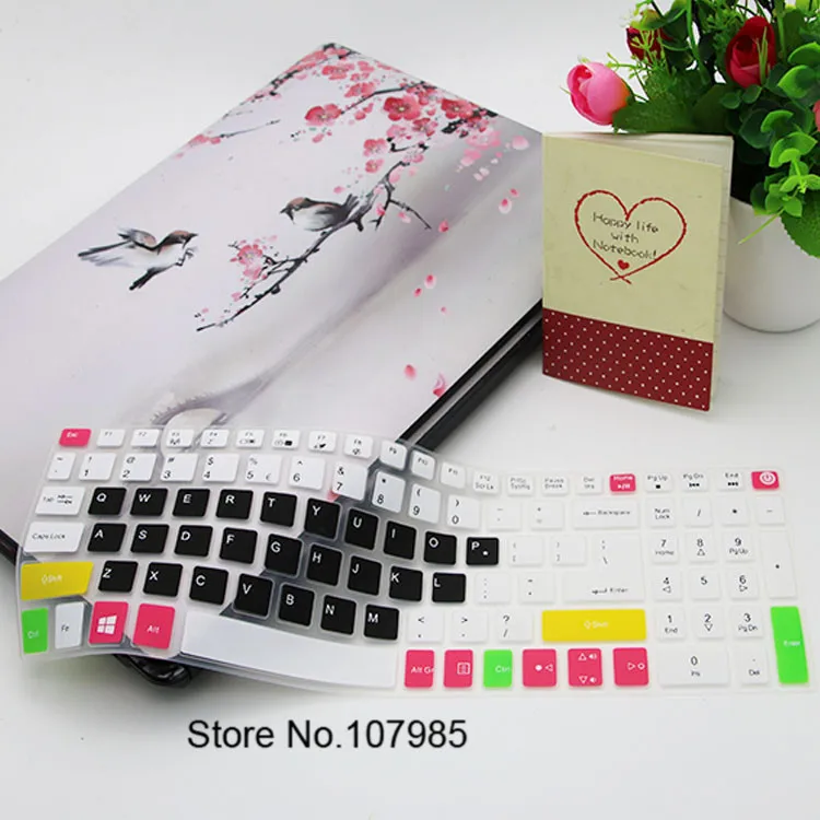 

NEW Ultra-thin 15 inch Keyboard Protector Film Silicone Cover For Acer Aspire E15 15.6" E5-576G E5-576 E5 576G E5-575g 575G