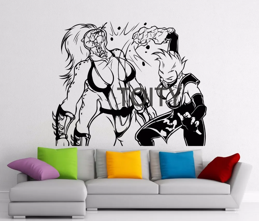 Aliexpress Mortal Kombat X Ray Wall Sticker Video Aliexpress Mortal Kombat X Ray Wall Sticker Video Vinyl Decal Kid Room Decor Home Interior Mural Art Decoration H 58cm W 72cm From