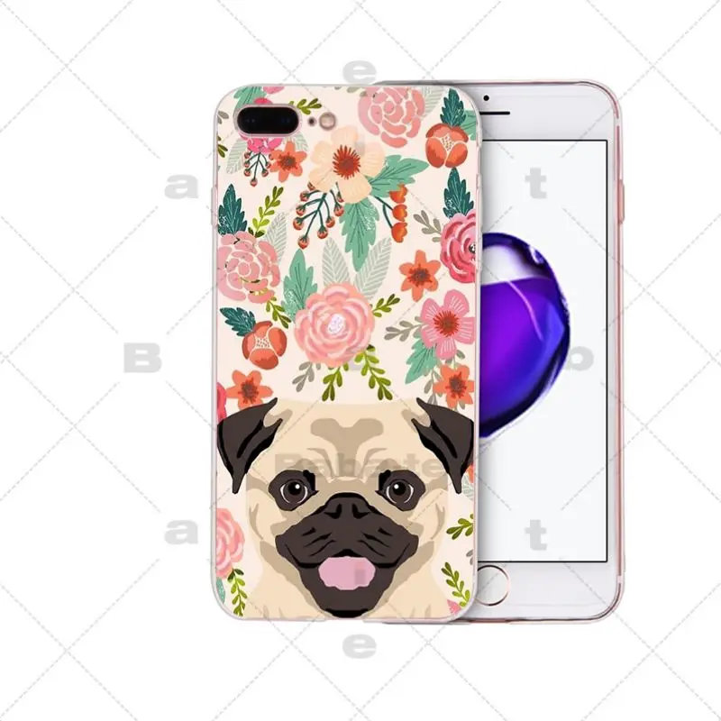Cute animals Dachshund French Bulldog Labrador Welsh Corgi florals spring flowers Soft Case