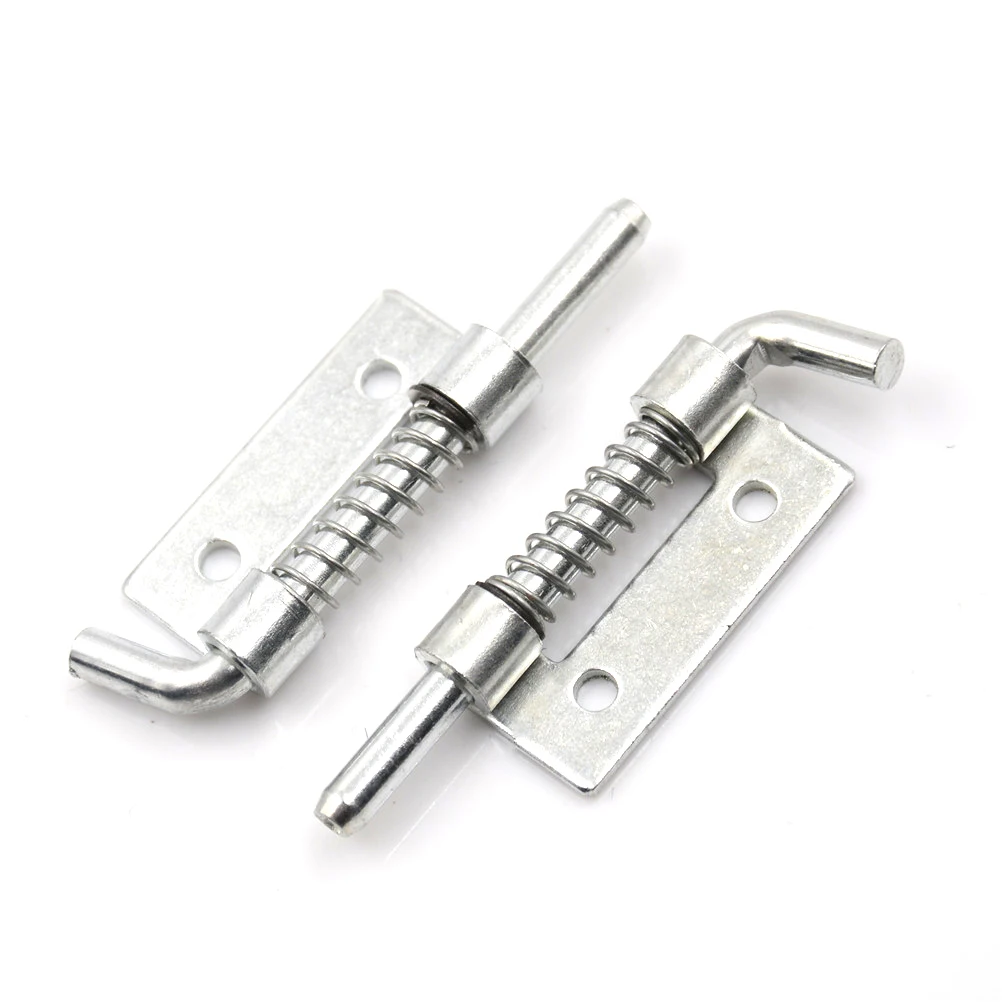 5pcs Lot Silver Tone Spring Latches Door Cabinet Hinges Spring