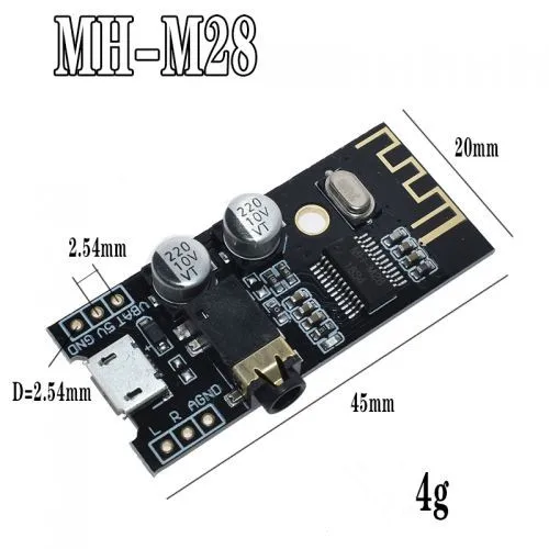 MH-MH18 MH-MX8 Беспроводной Bluetooth MP3 плата аудиоресивера BLT 4,2 mp3 декодер не допускающий потерь доска стерео DIY модифицированный динамик HiFi - Цвет: MH-MX28