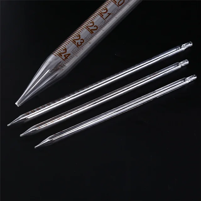 Buy 1pc Glass Graduated Pipette With Rubber Bulb Lab