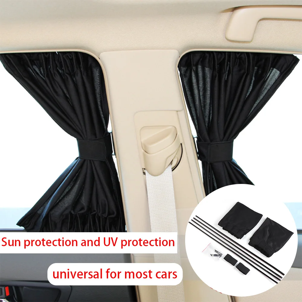 Auto Windows Curtain Sun Visor Blinds Cover For Most Cars Adjustable
