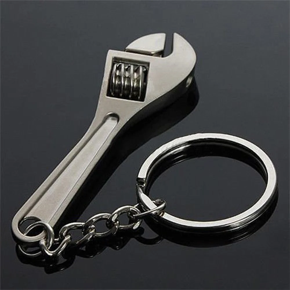 

Petpig Adjustable Creative Wrench Spanner Key Mini Wrench Spanner Key Chain Ring Keyring Gift Bag Car Pendant Ornaments
