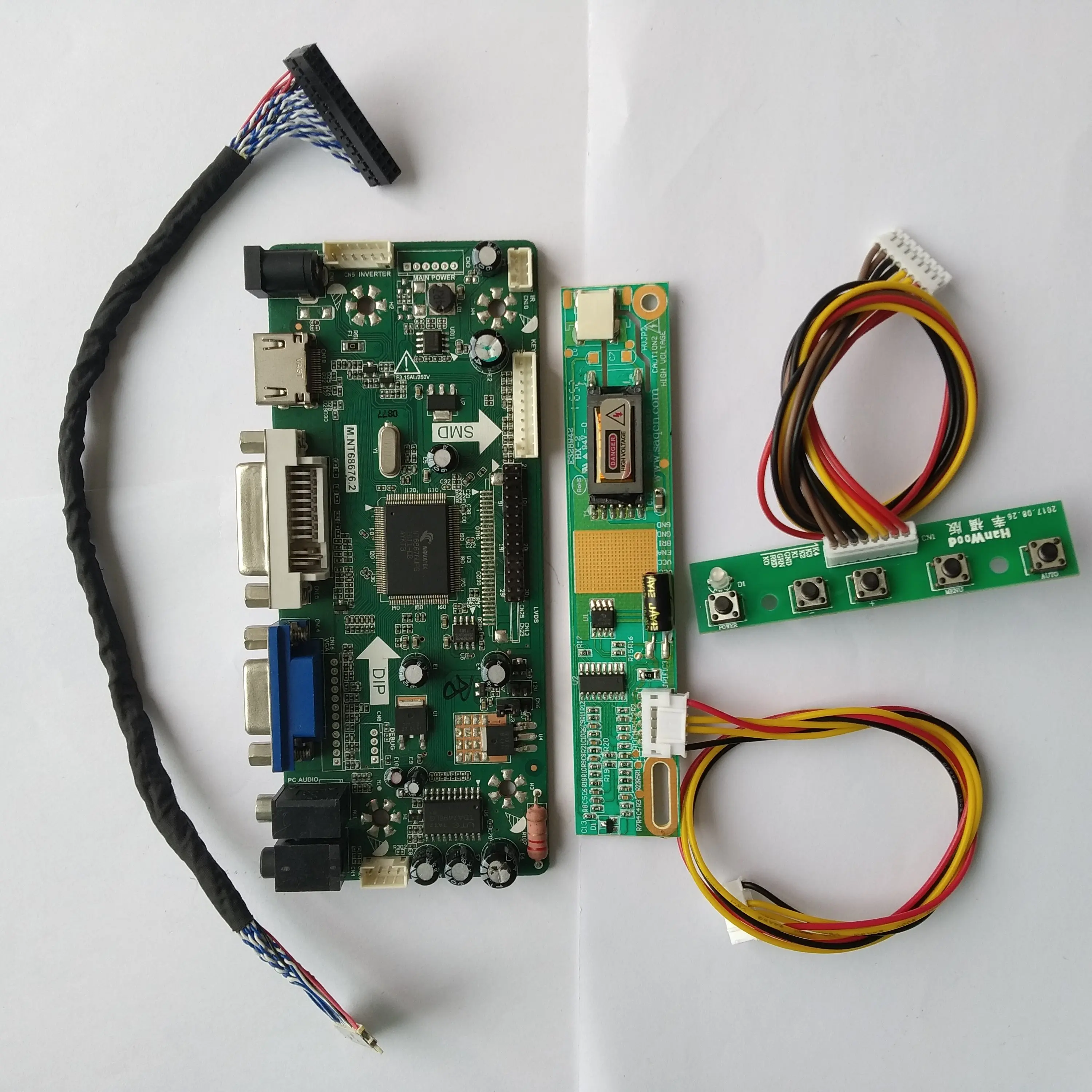 M.NT68676 DVI HDMI screen monitor Audio LVDS Controller board Driver For N154Z1-L03/N154Z1-L04 1680*1050 LCD 15.4inch panel M.NT68676 DVI HDMI screen monitor Audio LVDS Controller board Driver For N154Z1-L03/N154Z1-L04 1680*1050 LCD 15.4inch panel