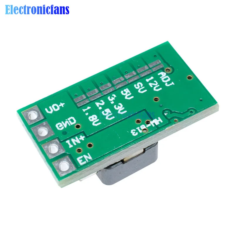 10 шт./лот ультра-маленький Размеры DC-DC Шаг вниз Питание модуль 3A понижающий преобразователь Регулируемый 1,8 V 2,5 V 3,3 V 5V 9V 12V понижающий