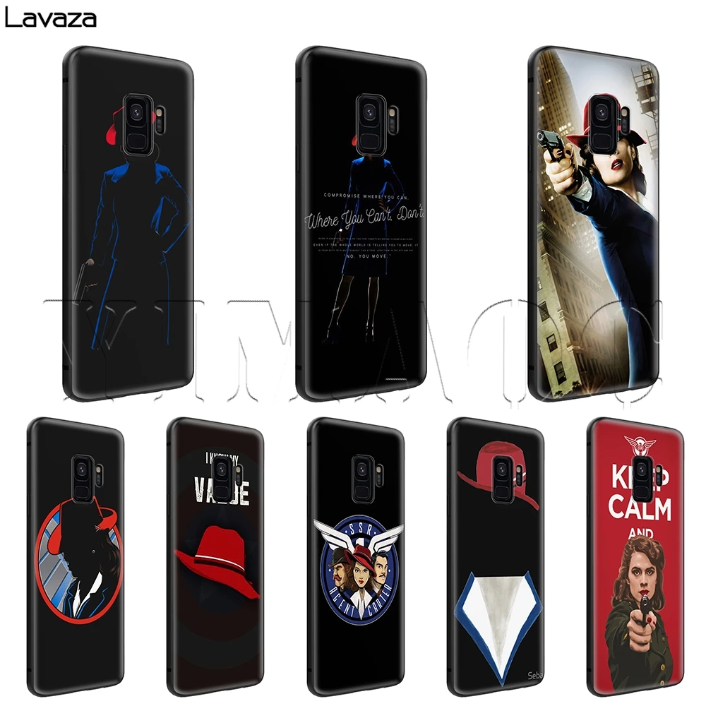 

Lavaza Agent Carter Case for Samsung Galaxy A10 A30 A40 A50 A70 M10 M20 M30