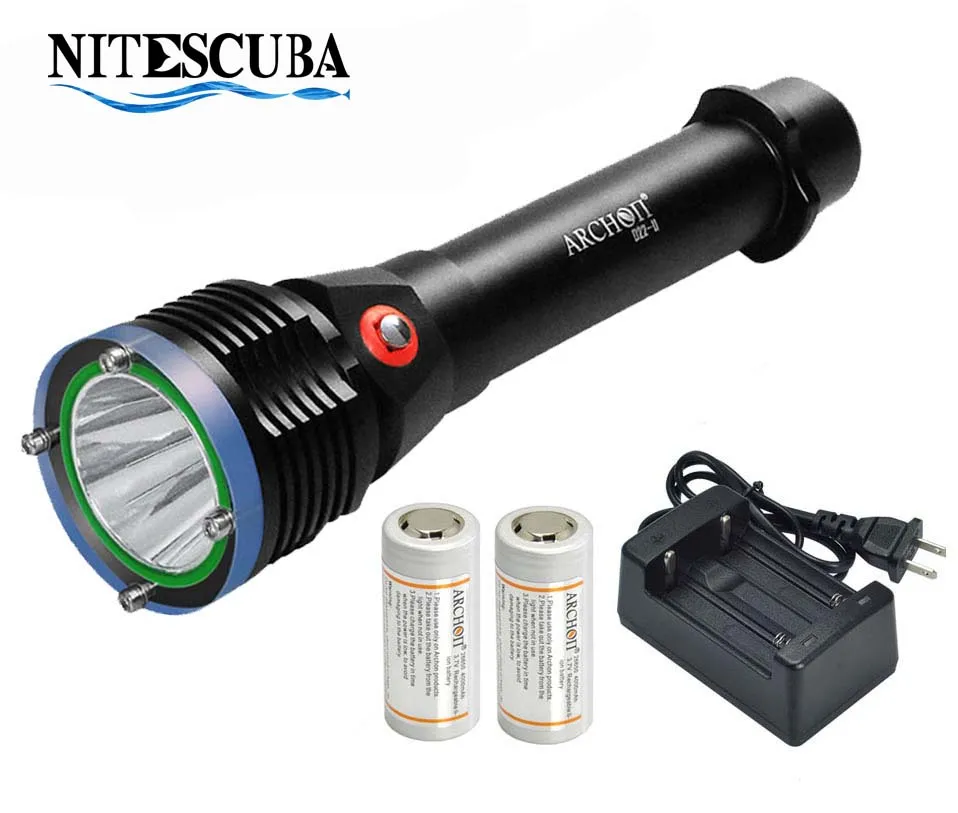 Nite Scuba Diving light ARCHON D22 II spotlight LED Waterproof 100m