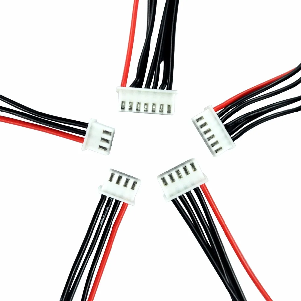 5pcs 10cm 2 6S JST XH JST XH Connector Adapter plug Balance Changer