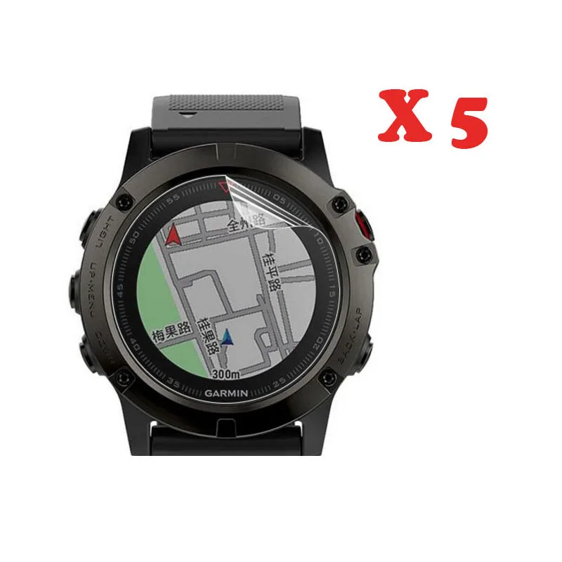 

Ultra Clear HD Soft Protective Film Guard For Garmin Fenix 5X Fenix5x Display Protection Full Screen Protector Cover(Not Glass)