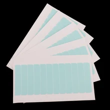 60 шт. предварительно вырезанная Двухсторонняя клейкая супер лента для супер синей ленты 4x0,8 см заколки для укладки волос