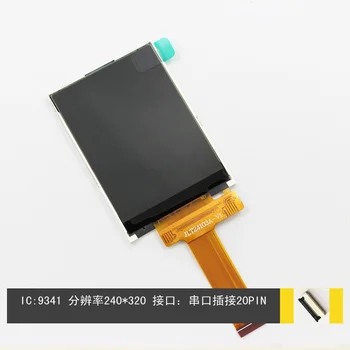 

SPI 2.4 inch TFT LCD color screen ILI9341 240x320 display LCM Serial 20pin socket insert type connector without touch panel