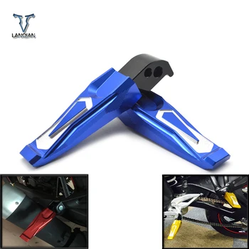 

Motorcycle foot pegs CNC Aluminum Rear Passenger Footrests For yamaha MT-07 MT7 MT07 mt 07 2014 2015 2016
