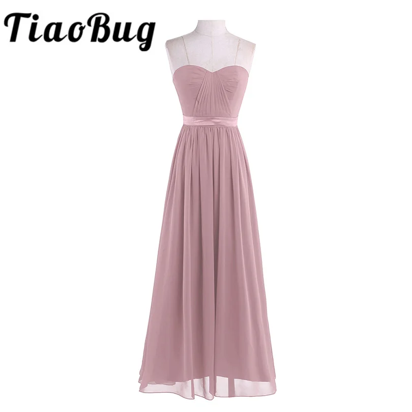 

Dusty Rose Pretty Pleated High-waist Bridesmaid Dress Elegant Gorgeous Sexy Strapless Long 2018 New Arrival Wedding Party Dress