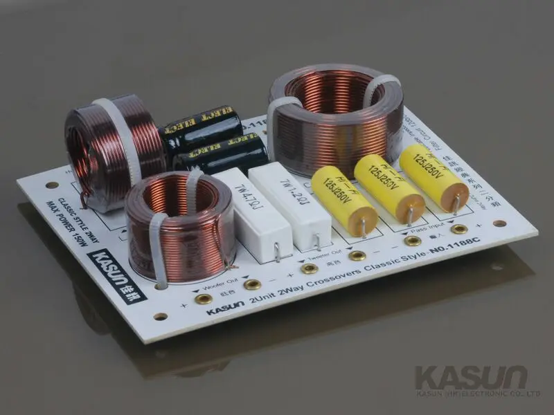 

1pcs 2 way Crossover 1188C frequency divider filter for HIFI amplifer 150W