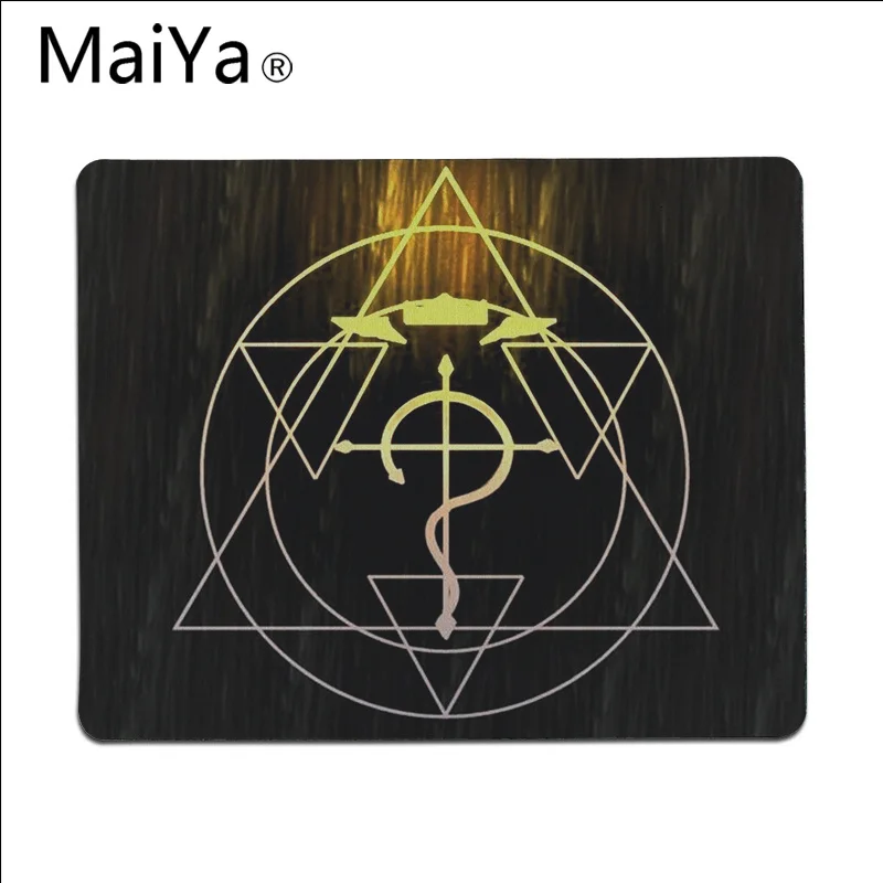 Maiya высокое качество Стальной алхимик красивые Аниме Матовый коврик для мыши PC компьютерных игр мышь pad - Цвет: Lock Edge25x29cm