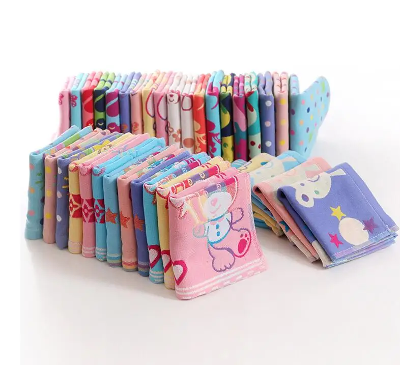 

Free Shipping 10pieces/lot Mixed Color Pure Cotton Adult Kid Kawaii Cartoon animal Bath Towel